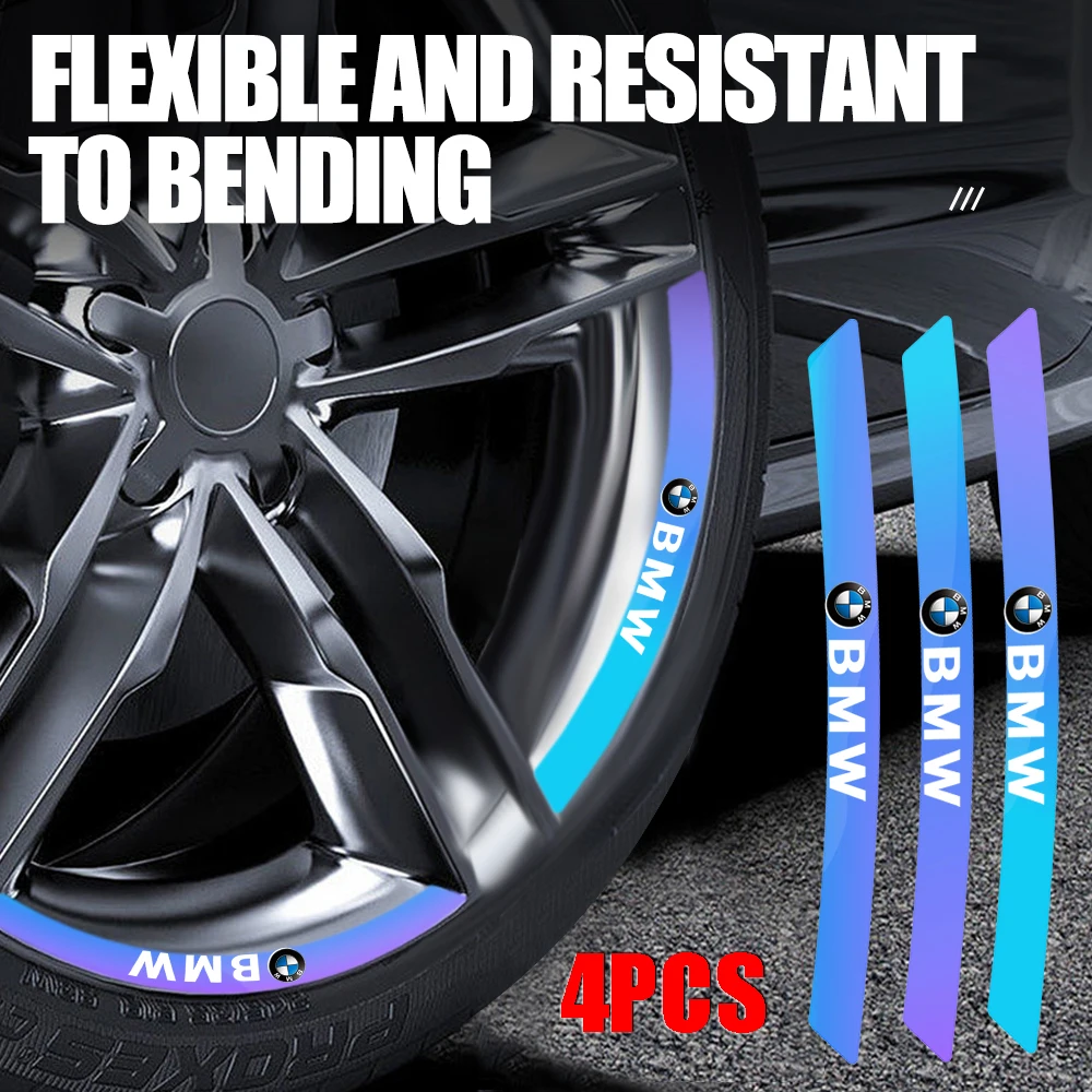 Colorful Car Wheel Rims Sticker Auto Decoration Accessories For BMW M E28 E39 E46 E53 E60 E71 E87 E92 X1 X2 X3 X4 X5 X6 F10 F20