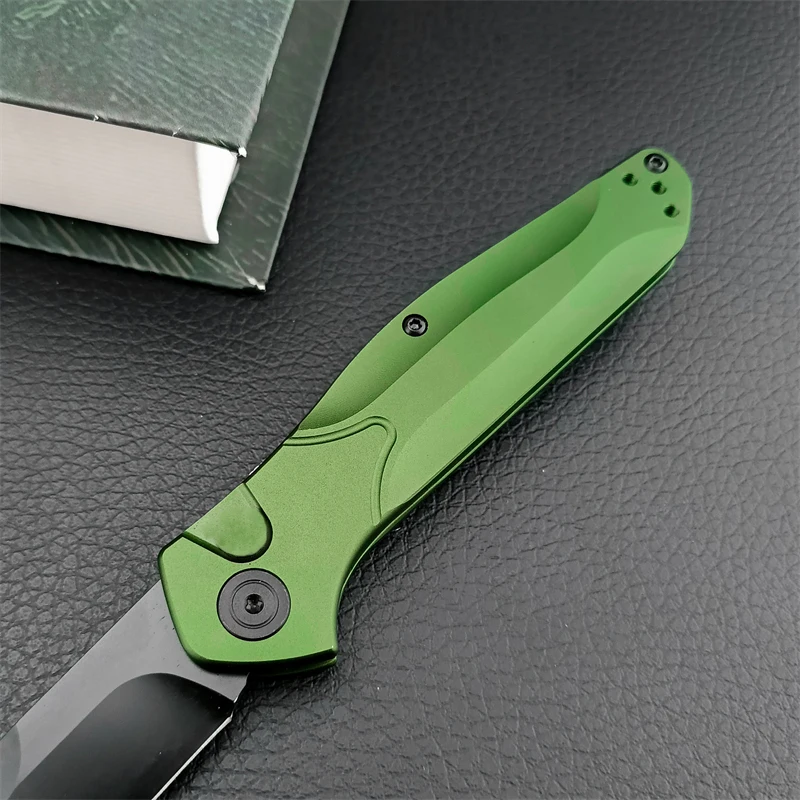 Tactical aluminum alloy handle camping BM9400 outdoor survival D2 blade EDC folding knife