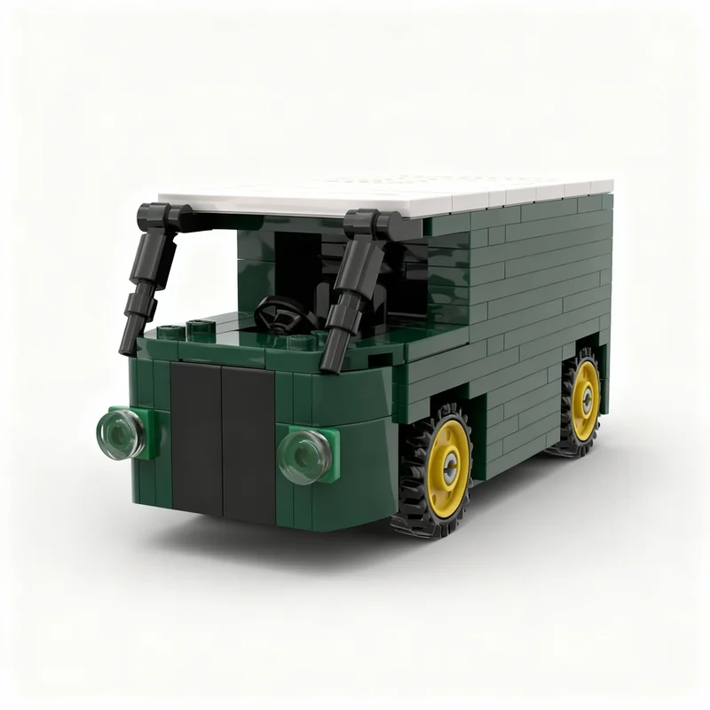 215 peças MOC City Champions Citroen TUB Blocos de Montar de Construção, Brinquedos de Montagem, Presentes de Natal, Ideia DIY, Tijolo Educacional