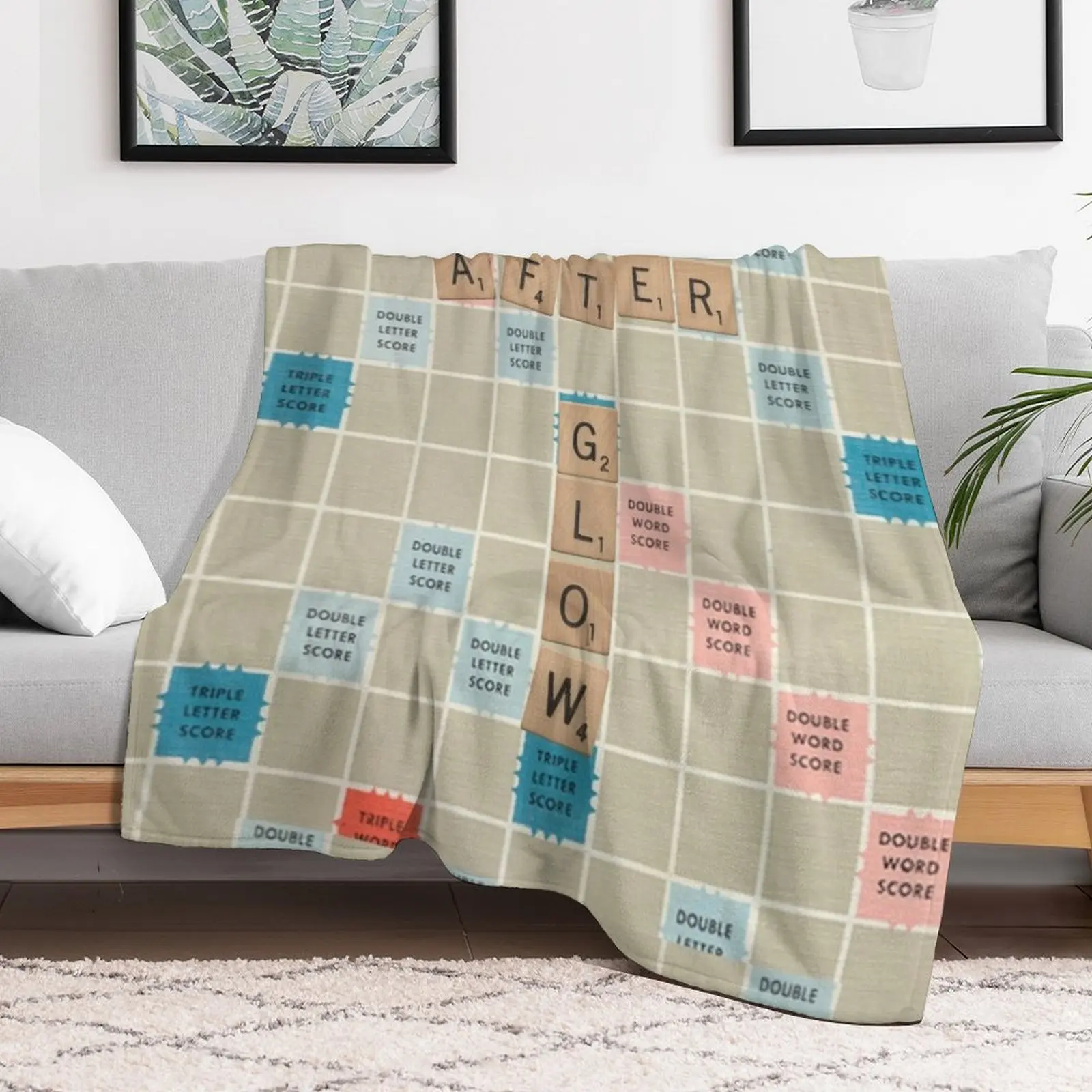 afterglow scrabble Throw Blanket Moving Luxury Thicken for winter Blankets