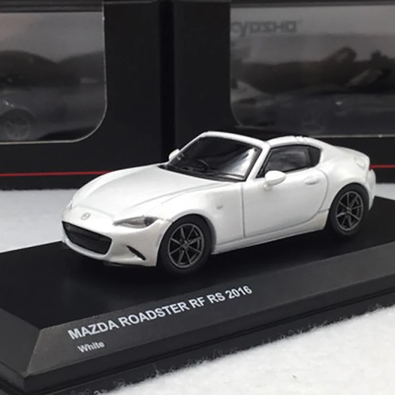 

Kyosho 1:64 Mazda MX5 Roadster RF RS 2016 Alloy Car Diecasts & Toy Vehicles Car Model Miniature Scale Model Car For Children