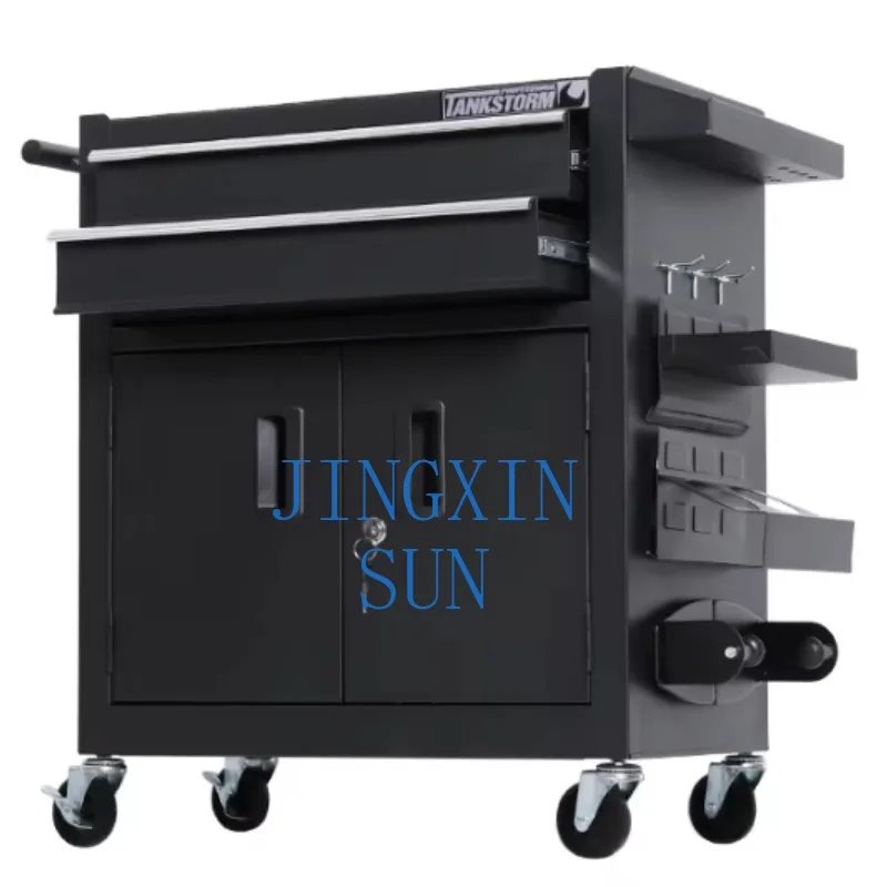 Barber Shop Mobile Tool Cabinet Tin Tool Cart Rolling Workstation Tattoo Trolley Tattoo Salon Utility Cart