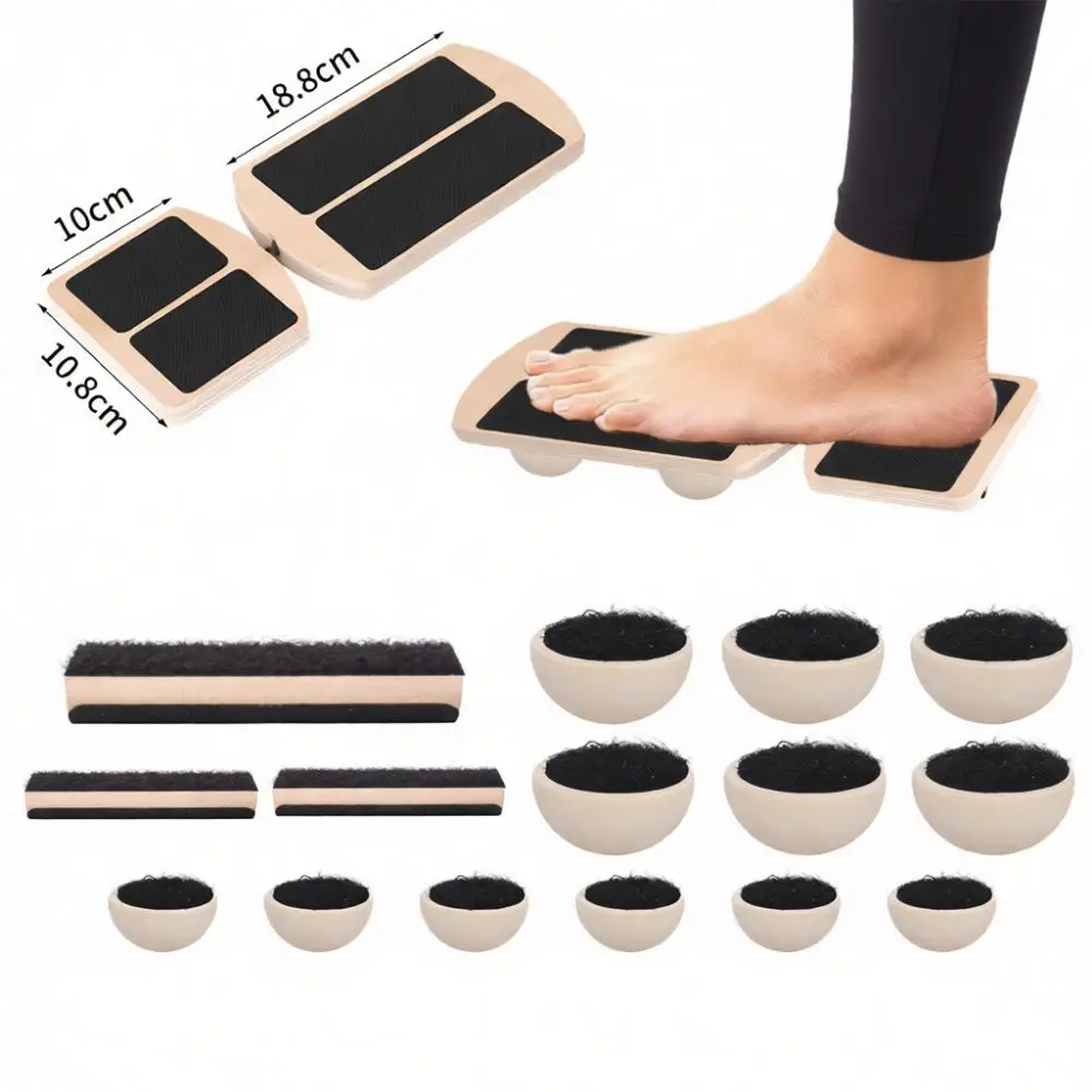 Professional Wooden Foot Rocker For Ankle Stretching Calf Muscle Flexibility Fitness Balance Exercise Training Support Tool