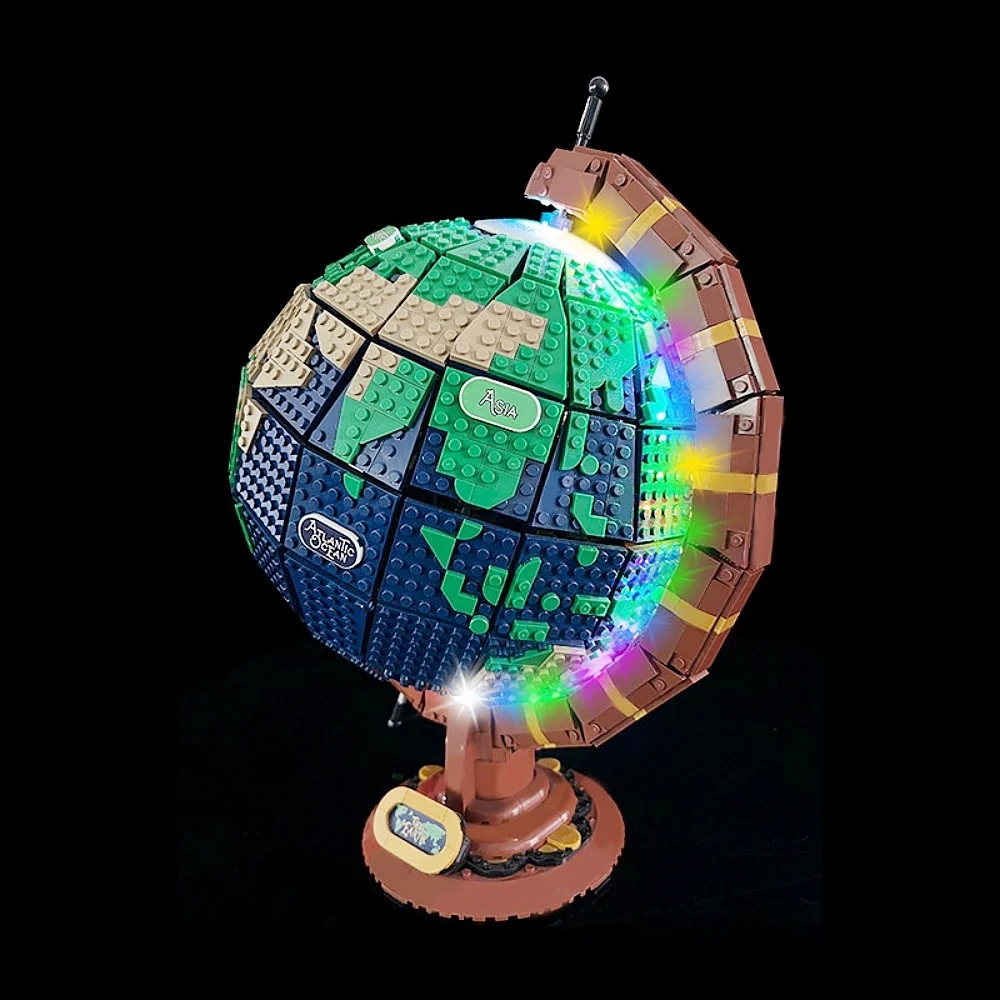 Ideas Light for 21332 Compatible con el globo sin bloques de construcción Just Led Kit para Navidad y Halloween (solo juego de luces)