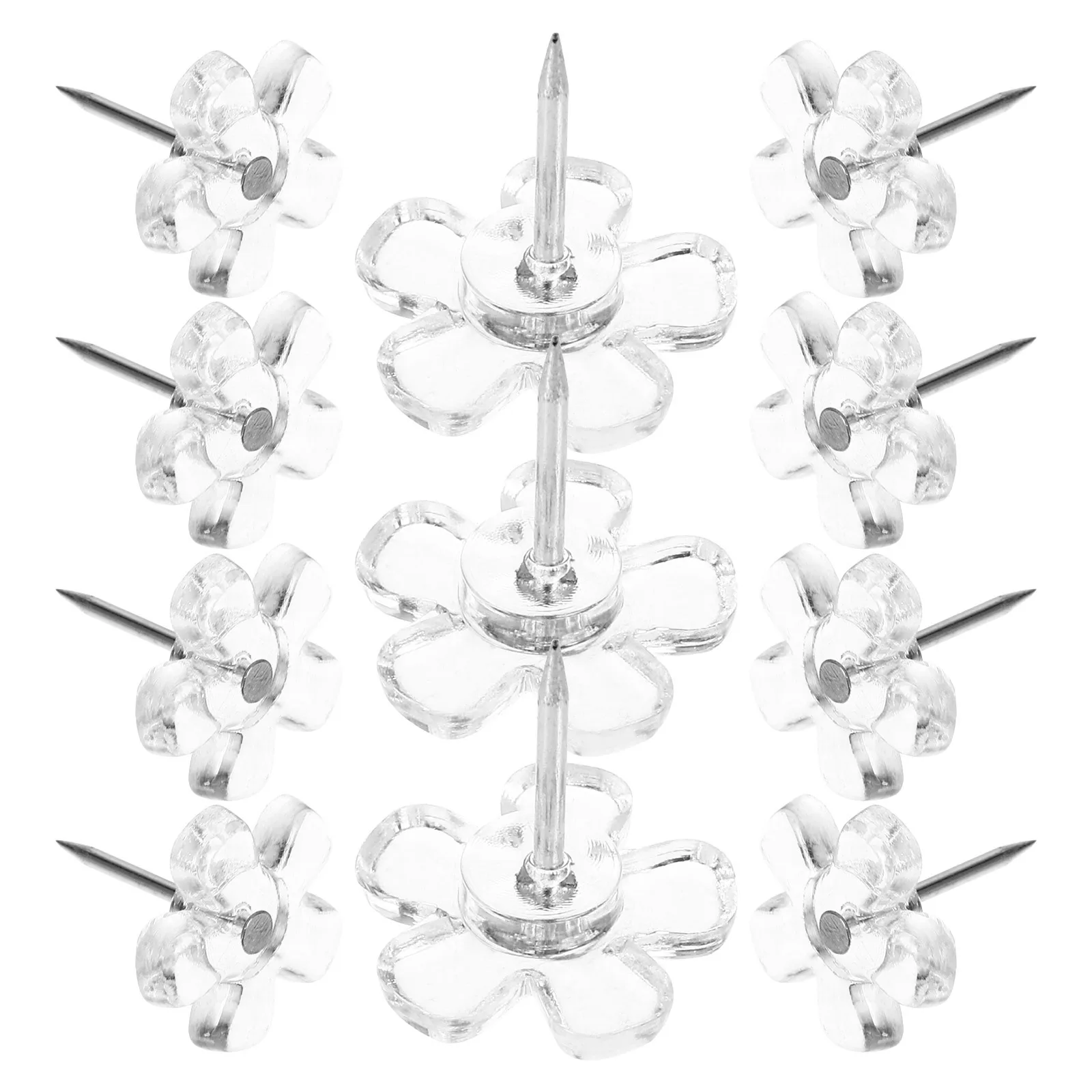 100 шт., прозрачные кнопки для большого пальца, эргономичный дизайн для досок объявлений, маркировка карт, аксессуары для офисного использования, пробковая доска