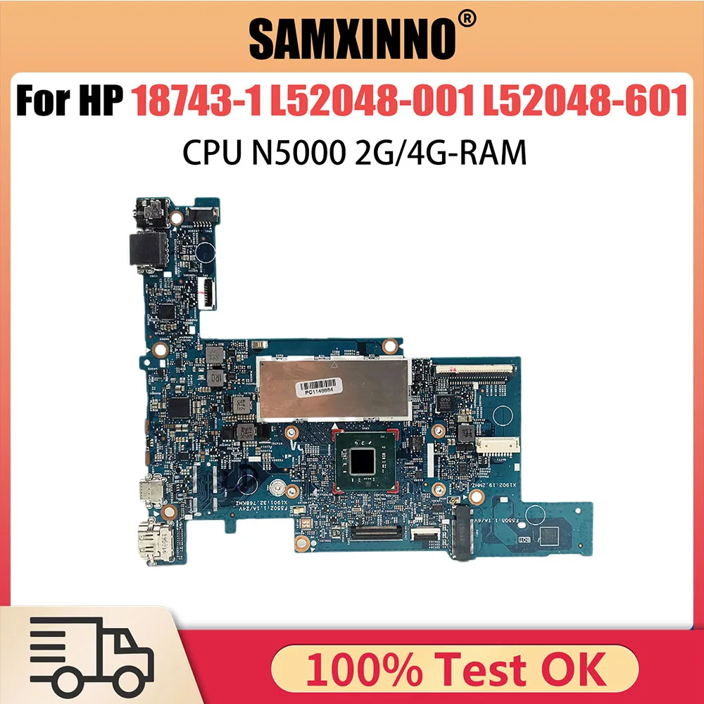 

18743-1 Mainboard For HP Pavilion X360 11-AP 11M-AP Laptop Motherboard With N5000 CPU 4G-RAM