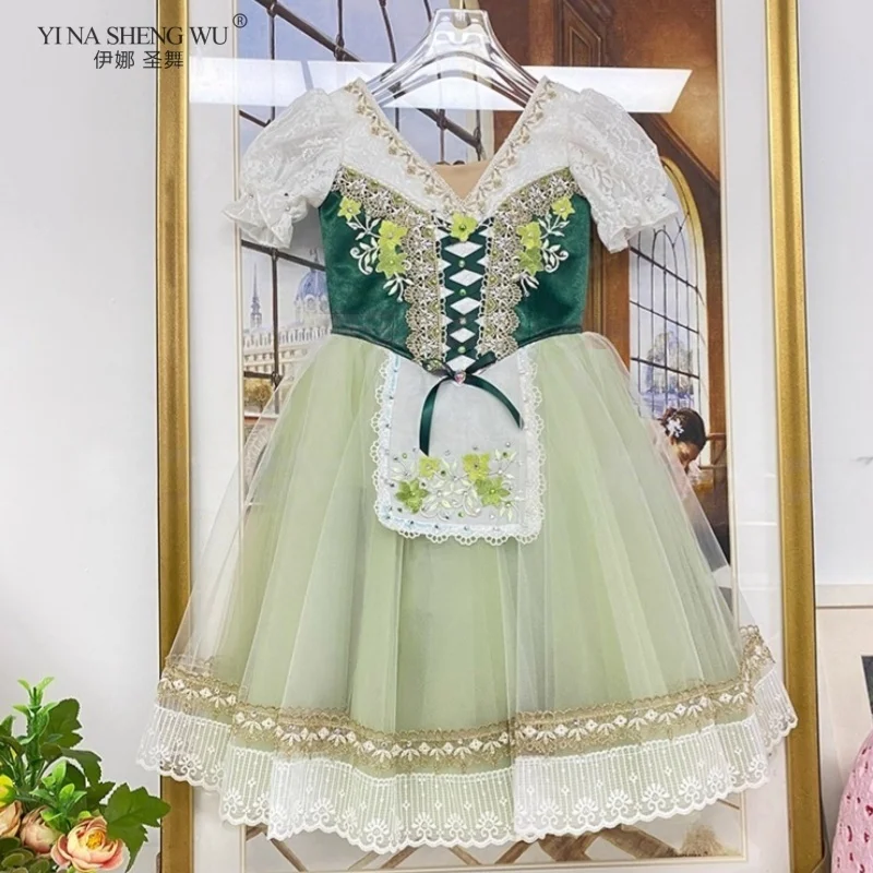 

2026 the Latest Adult Children's Romantic Ballet Dress High-end Custom Giselle's Variation YAGP Competiton Ballerina Profession