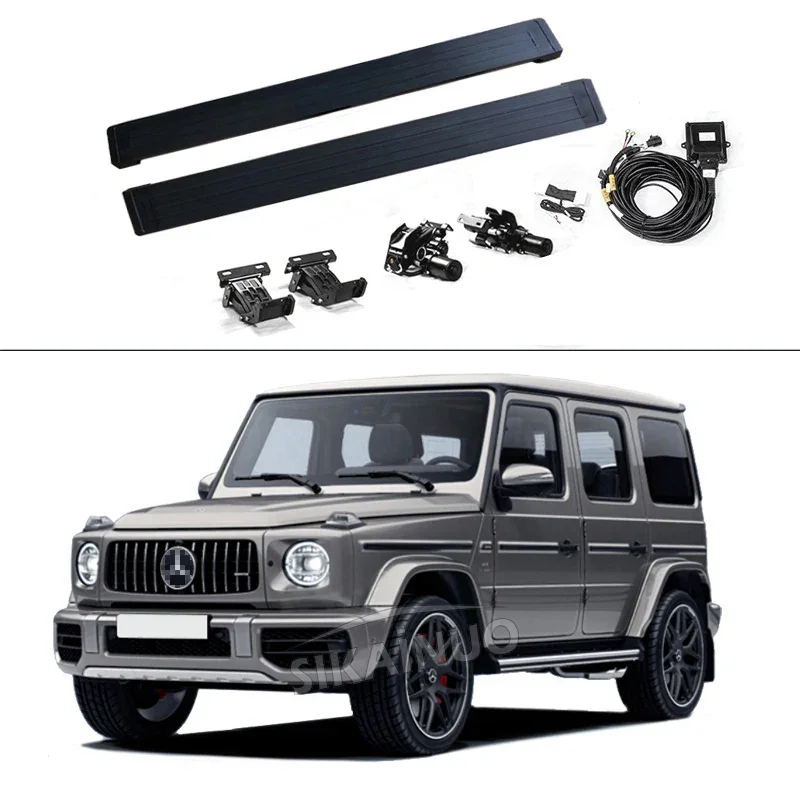 retractable step Electric car step running side bar automatic footrest external footboard for Mercedes G500 G550 G63 G65