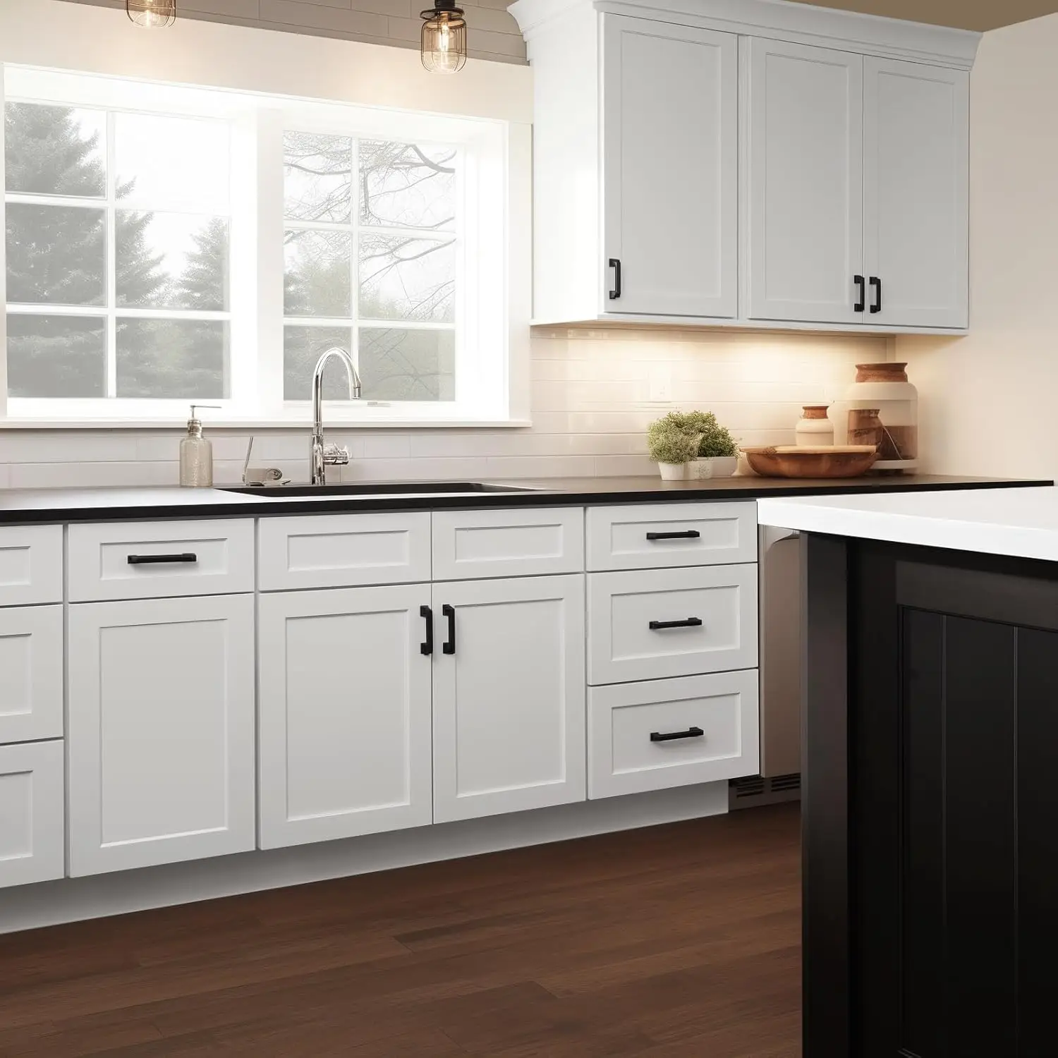 

Тумба под раковину в стиле Шейкер из массива дерева, RTA, с 2 дверцами и 1 фальш-ящиком для кухни, ванной комнаты, офиса, на заказ