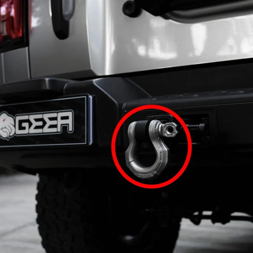 Lantsun J9066 Aluminum Alloy U-hook Trailer Hitch Shackle For Jeep For Wrangler JK/JL SUV, Can be Open view 2