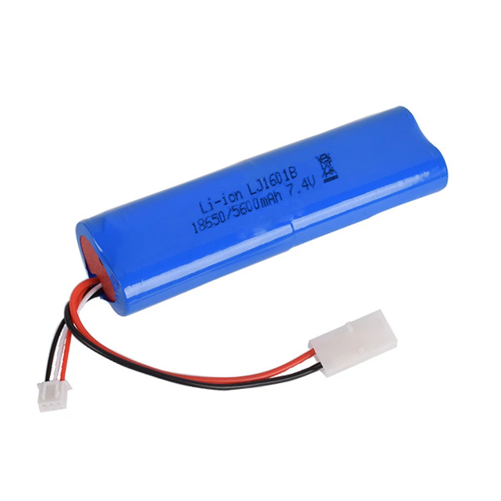 7.4V 5600mah 18650 bateria Lipo L6.2-2P wtyczka dla heng long 3818 3889 3809 zbiorniki RC samochodzik zabawka aktualizacja części akumulator o dużej