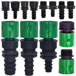 Oasis 3/4'' Quick Connector Nipple EURO Barb Threaded Adapter for 16mm 20mm PE Hose Pipe Garden Drip Irrigation Watering System