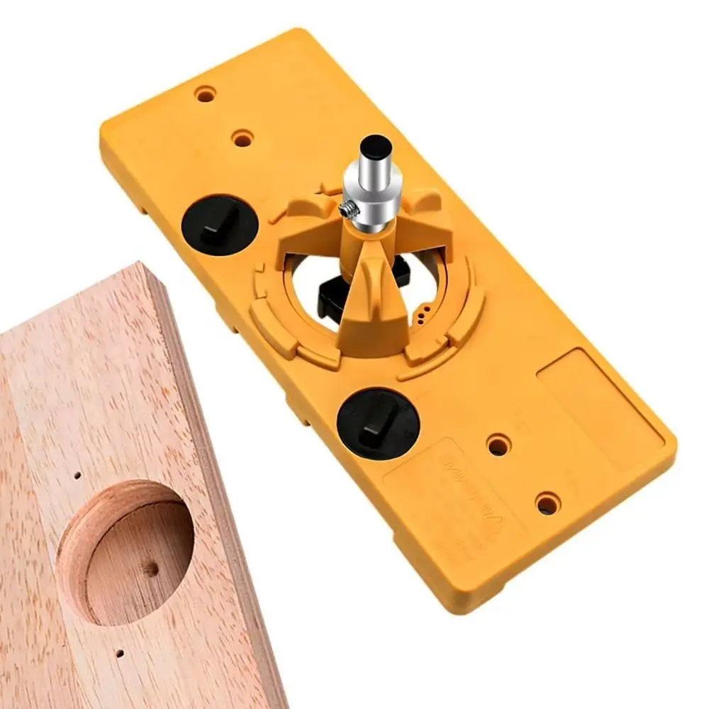 Drilling Hinge Hole Tool Kit Positioning Cup Style Boring Guide Hinge Hole Locator Door Hole Template Hinge Jig