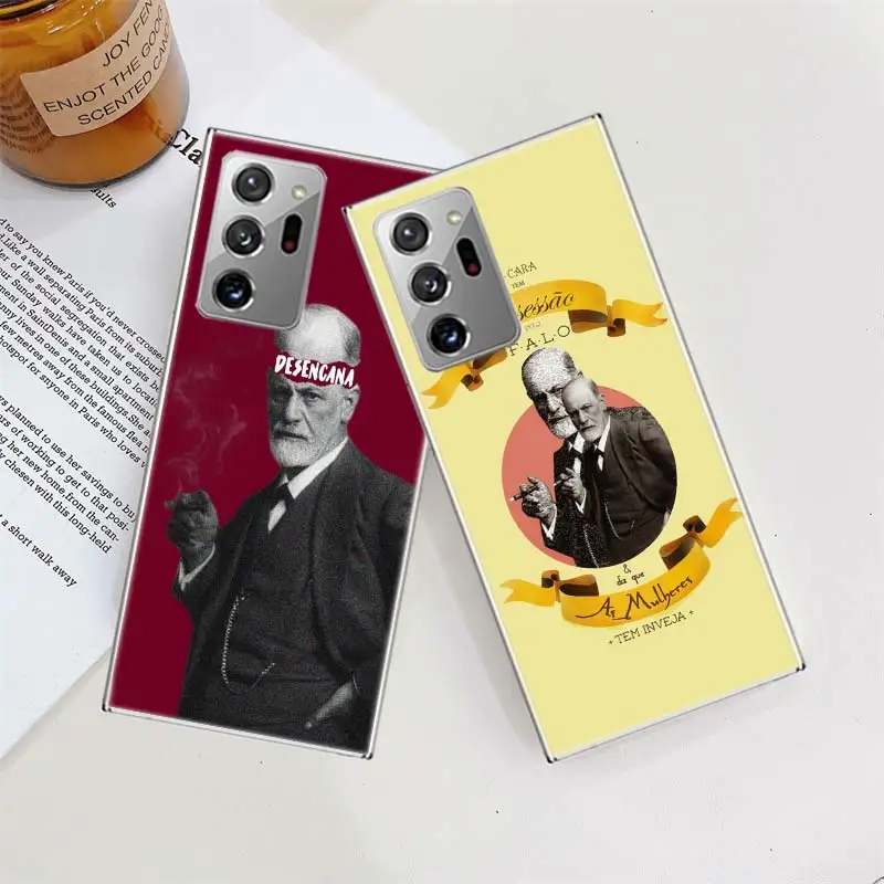 Sigmund Freud founder of psychoanalysis Phone Case For Samsung Galaxy S24 S22 Ultra S21 Plus Capa S20 S23 FE S10 S9 S8 Plus Cove