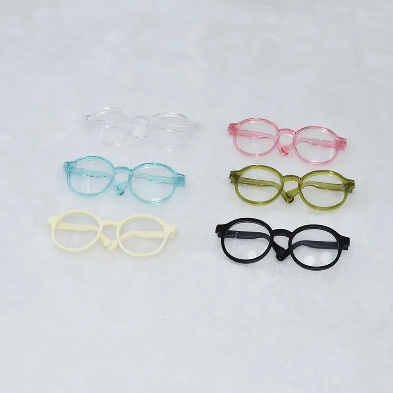 For 17CM Liila Lucky Cat/labubu Doll/10 Cotton Doll Accessories Foldable Glasses with Lenses Dolls DIY Decorate