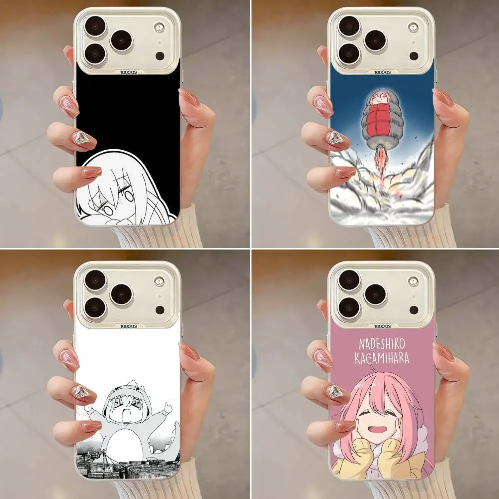

N-Nadeshiko K-Kagamihara Phone Case For iPhone 17,16,13,12,X,11,15,14,Pro,Max,Plus,SE4,Air,Mini White IMD HD Matte