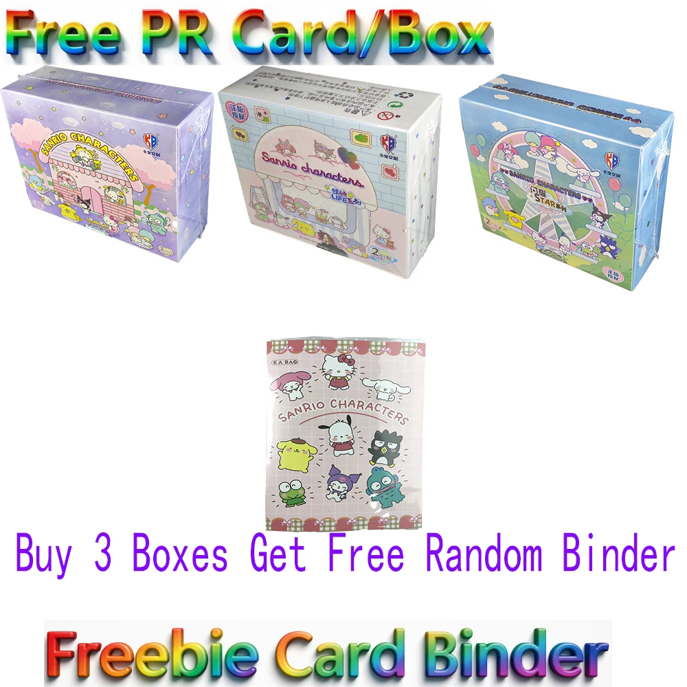 Genuine Sanrio Original Box Trading Cards - Cute Anime Kuromi Kitty Melody Collection, Party Favors & Children's Gifts