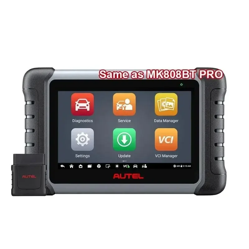 Autel MaxiCOM MK808KBT PRO Narzędzia diagnostyczne MK808KBT Czytnik kodów skanera OBD2 Wszystkie systemy Ten sam jak MK808BT PRO