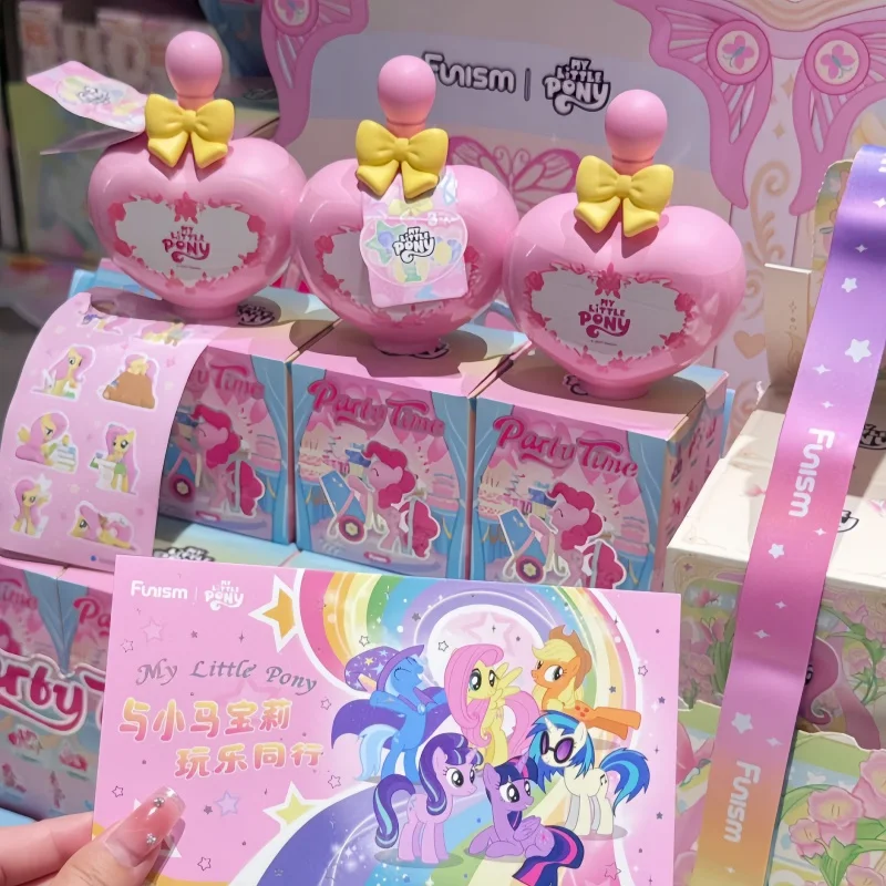 

Новый My Little Pony Family Guardian Magic Bottle слепая коробка Kawaii Pinkie Pie Коллекционная модель милая игрушка Декор детский рождественский подарок