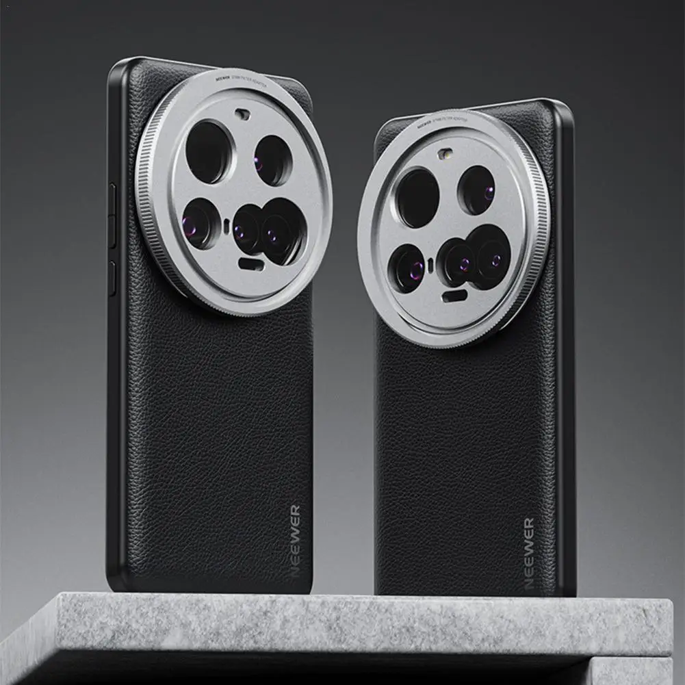 

Чехол для телефона Xiaomi 15 Ultra с внешней защитой объектива, ПК + задняя крышка из ТПУ из искусственной кожи с защитой от падения