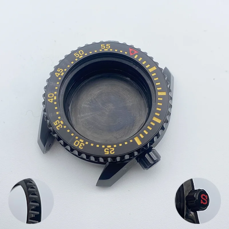 

SPB185 SPB187 Watch Case Fit For NH35 NH36 7S 4R Movement Sapphire Glass Sealed Waterproof Bottom Cover SPB185 Watch Cases