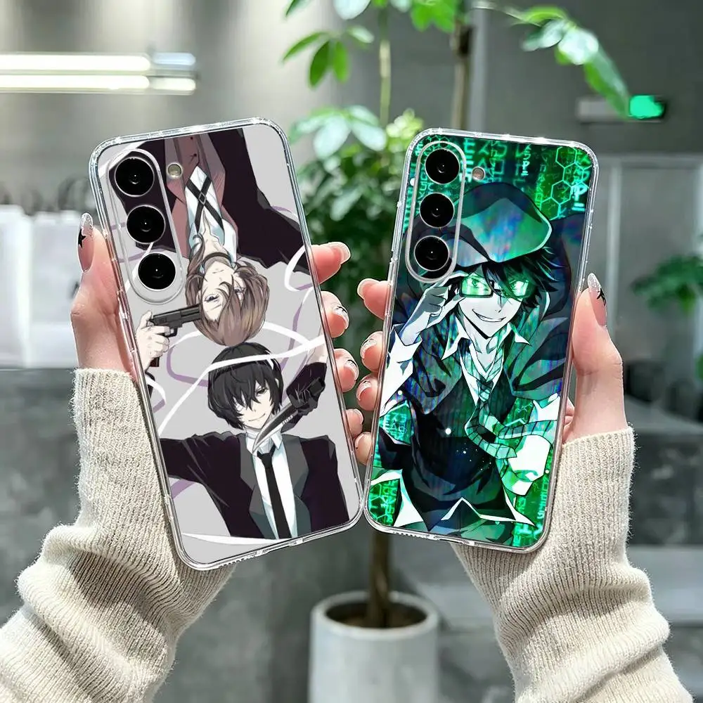 mystery anime Y-Bungou Stray Dogs Clear Phone Case for Samsung A71, A70, A52, A51, A40, A30, A20