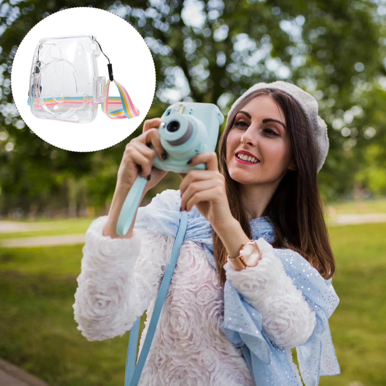 

Protective Case Transparent Outdoor Shell Cover Dustproof Portable Clear Camera Cover Case For DSLR Camcorder Photography