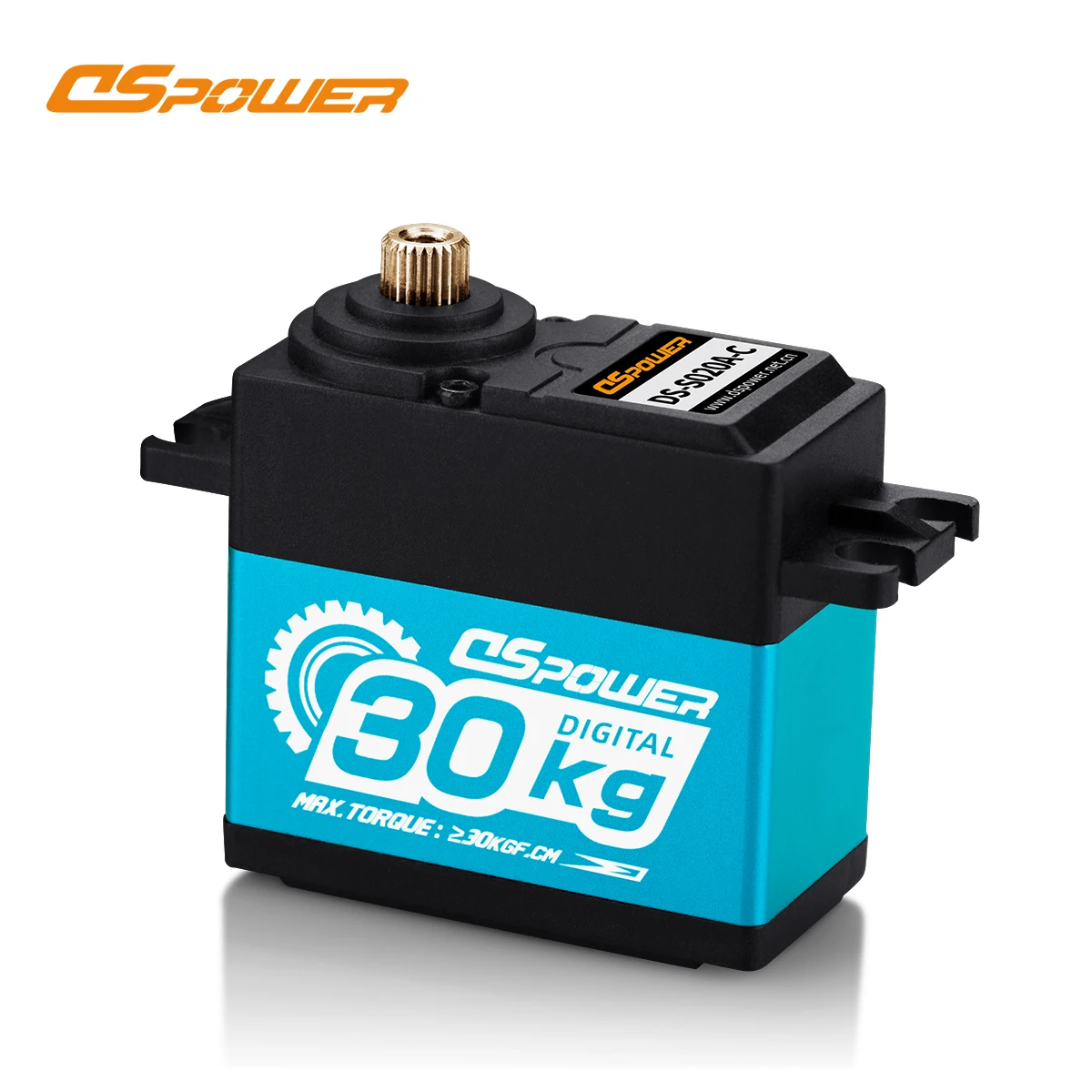DSPOWER 20kg 24kg 30kg 180° 300° Waterproof Digital Servo Metal Gear Coreless Brushless for 1/8 1/10 RC Car Robot Boat Plane