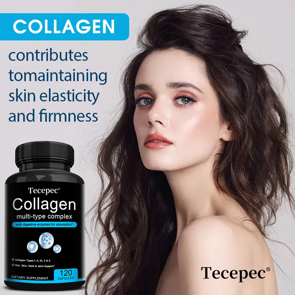TECEPEC Composite Collagen Supplement-Supports Bone and Joint Health,Anti-aging,Promotes Flexible Movement,Nail and Skin Health
