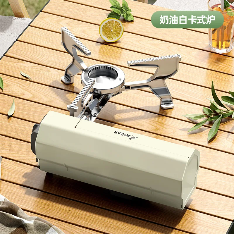 JETSHARK Outdoor Mini Camping เตาพับโลหะหลายการใช้ทําอาหารเตาปิคนิคมินิแก๊สแบบพกพา Camping เตา