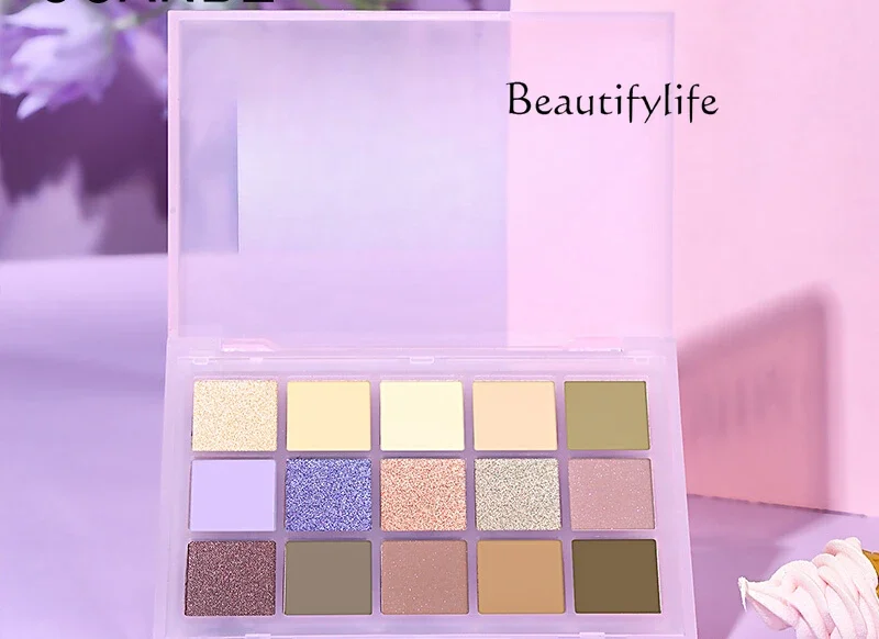 

Delicate mashed taro purple eyeshadow disc daily light makeup matte new affordable high-end natural