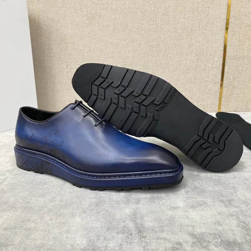 Top Quality Be Mens Casual Oxford Shoes Men's Genuine Leather Business Formal Shoes Fashion Shoes for Men