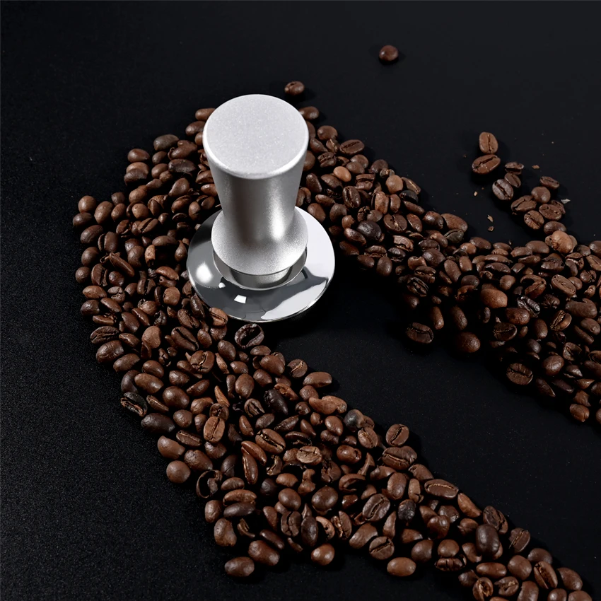 Coffee Tamper 58mm 54mm 51mm Ripple Base Leveling Constant Pressure Calibrated Spring Loaded Barista Tools Espresso Accessories