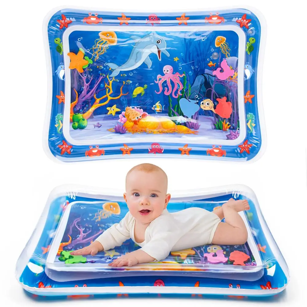 

Water Mat for Girl,Water Play Mat for Babies Inflatable Water Play Mat for Infants and Toddlers 3 to 12 Months Toys Cute Baby