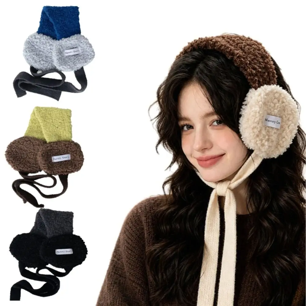Fashion Thickened Earmuffs Keep Warm Windproof Warm Ear Muffs Foldable Ear Protection Ear Protection Accessories Women Girls