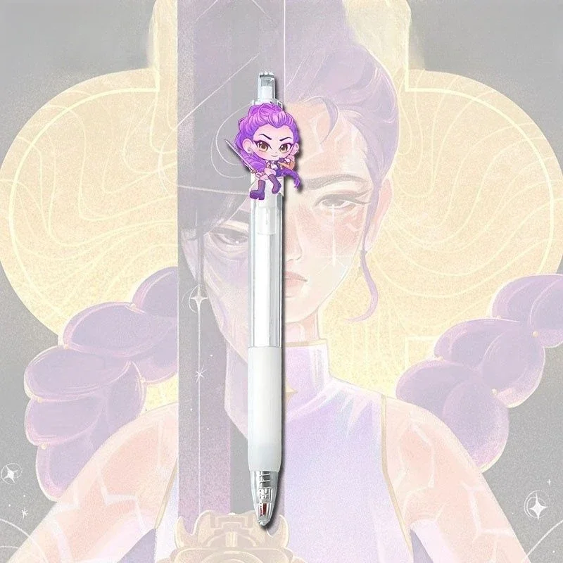 3 قطعة أنيمي K-Pops شيطان الصيادين القلم الأسود طالب تأخذ امتحان الكتابة رسم أنيمي الكرتون الشكل القرطاسية دراسة لوازم هدية