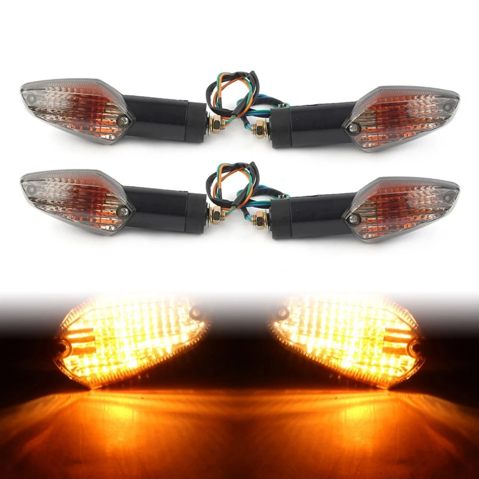 

Motorcycle Blinker Turn Signal Light Rear Indicators Lamp For Honda CBR250 CBR 250 250R CB300F CBF 125 150 2013-2017