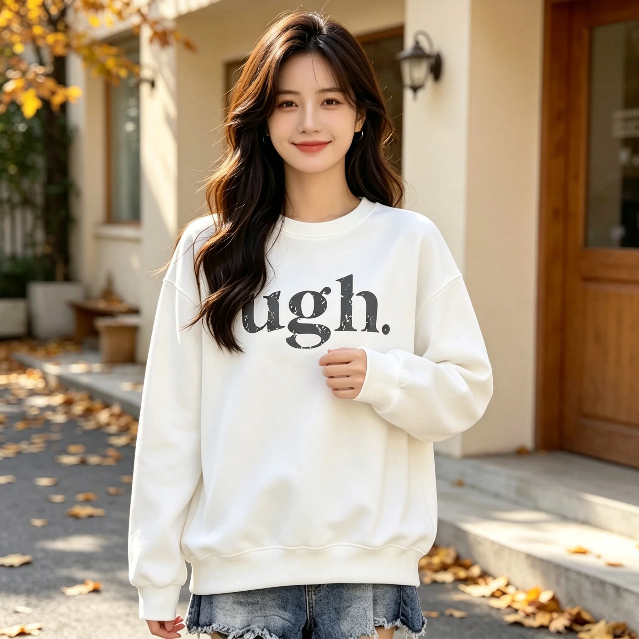 Women Faith Hope Love Butterfly Graphic Sweatshirt,Casual Crew Neck Long Sleeve Pullover,Inspirational Quote Top For Daily Wear