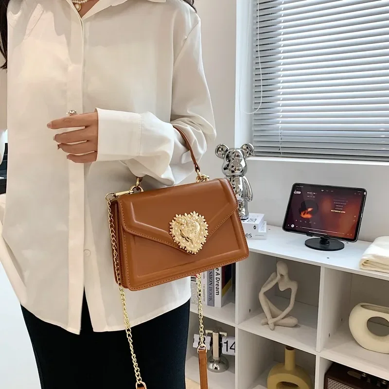 Dames messengertas met verstelbare riem, leren crossbody schoudertas van beroemde ontwerper, luxe merk klassiek elegant