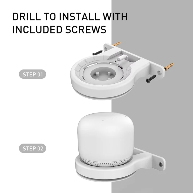 Wall Bracket For Echo Dot Wireless Router For Google Nest Wifi Wall Mount Hanger For Google Nest Wifi