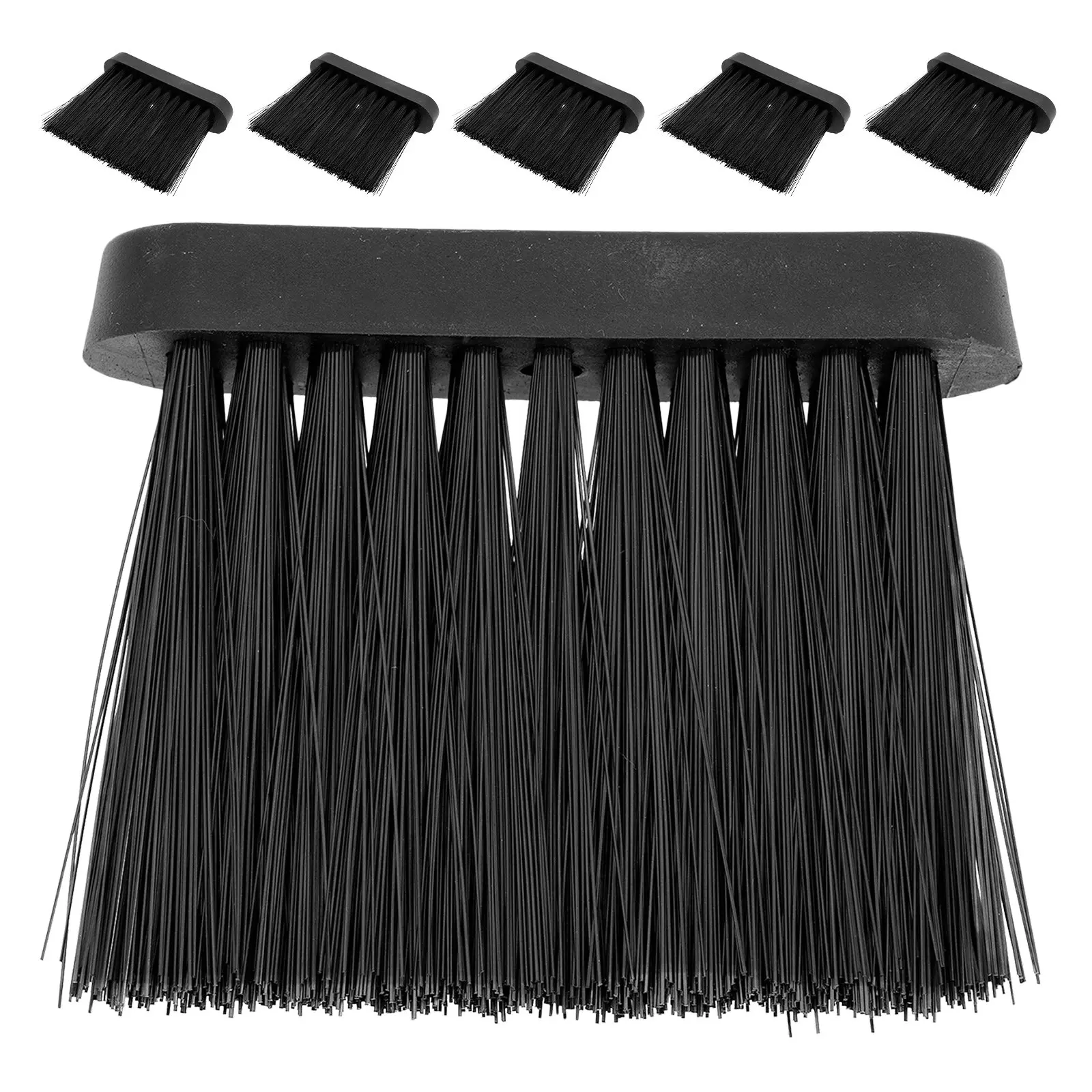 6Pcs Fireplace Cleaning Brush Replacement Head for Wood Burning Stove Hearth Maintenance Tools Efficient Soot Removal Attachment
