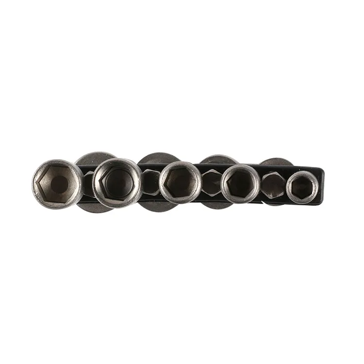 9/14 Buah/Set Set Kunci Pas Lengan Soket Hex Magnetik Mata Bor Driver Mur Segi Enam untuk Alat Pegangan Obeng Listrik