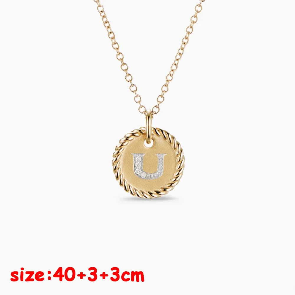 

2024 Fashion DY High Quality Necklace Light Luxury Versatile Letter Necklace Couple Holiday Gift Perfect Gift