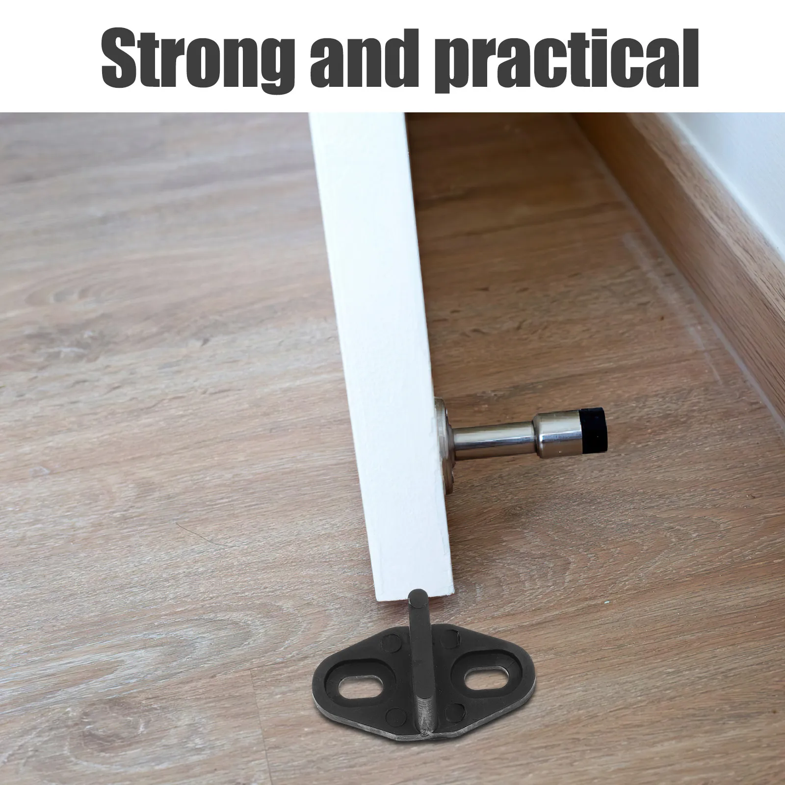 6Pcs Barn Door Floor Guide Roller Sliding Door Bottom Stabilizer High Strength Plastic Silent Smooth Rail Stopper