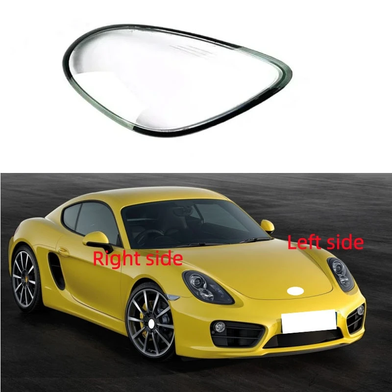 

For Porsche Cayman 981 2012 2013 2014 2015 Car Headlight Shell Headlamp Cover Replace Lamp Shade Headlamp Lens Glass