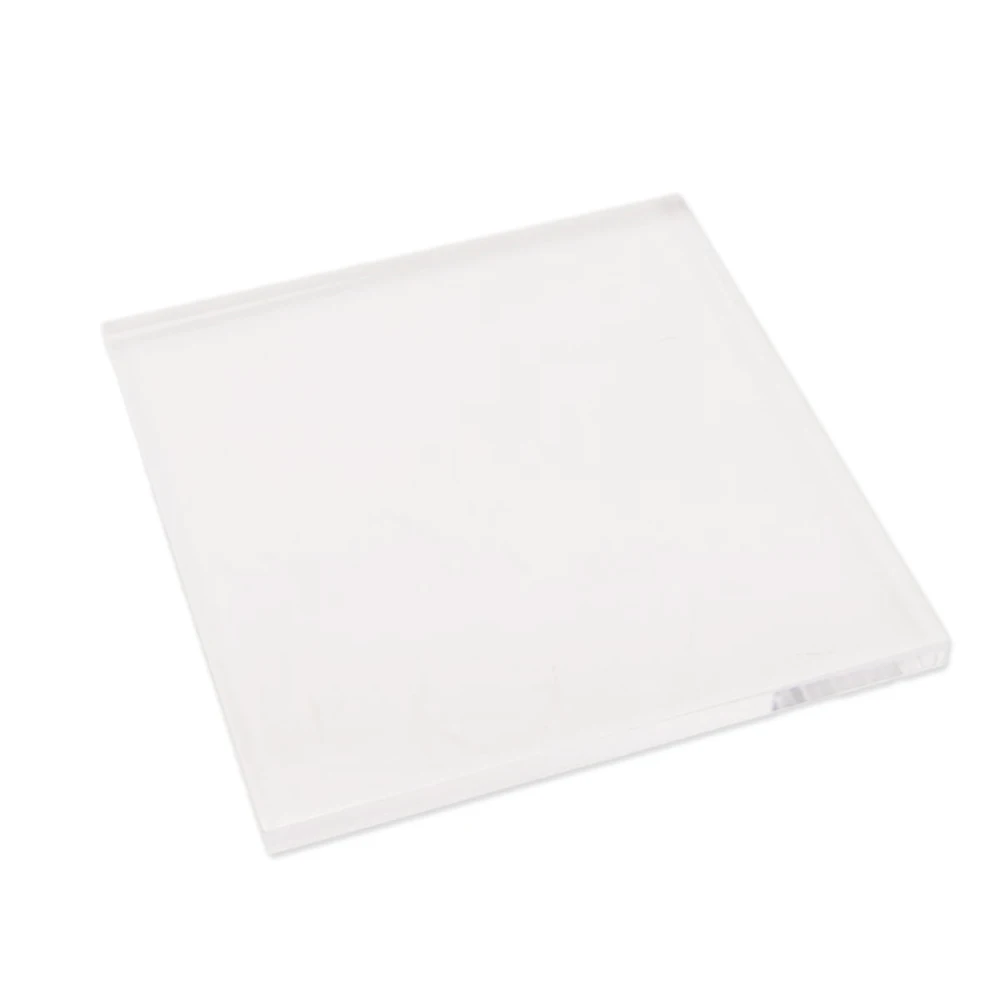 

Transparent Acrylic Stamping Block Clear Stamp Handle for Card Making Invitations Scrapbook Planner Crafts Easy Clean Comfort