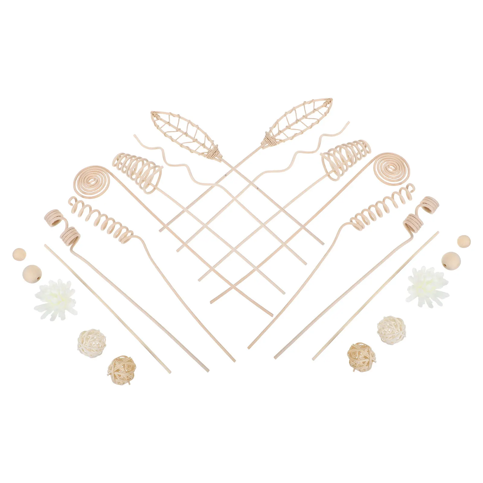 32Pcs Room Fragrance Diffuser Reeds Natural Rattan Absorbent Replacement Aromatherapy Sticks for Home Office Bedroom Air