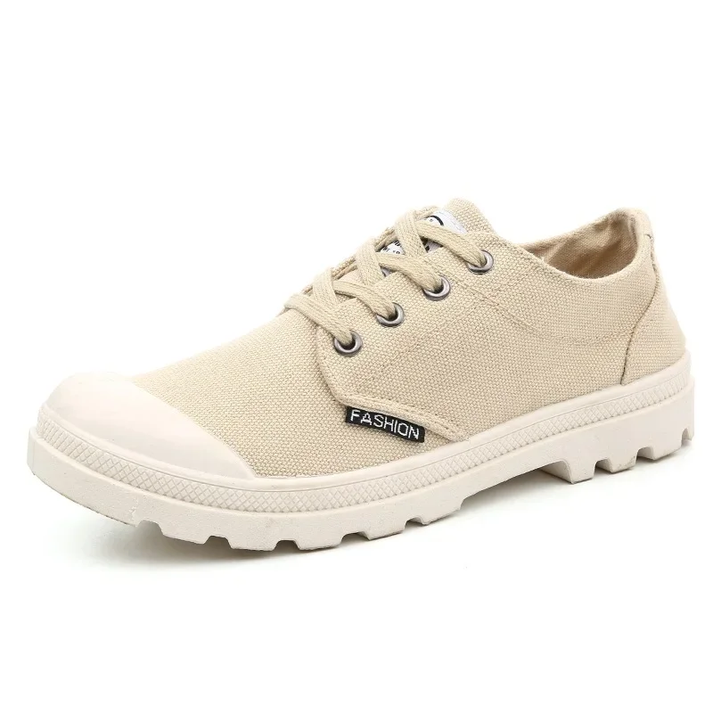 Casual Simple Men Shoe Spring Canvas Shoes Low-top Student Men Shoe Trend Breathable Sports Hiking Shoe Chaussure Homme 2024
