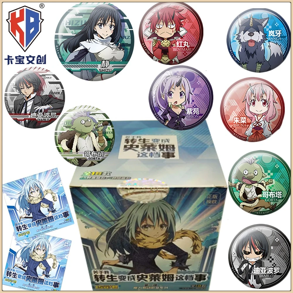 

New KABAO Fans Collection Popular Anime That Time I Got Reincarnated As A Slime Characters Badge Clothes Accessories Fans Gifts