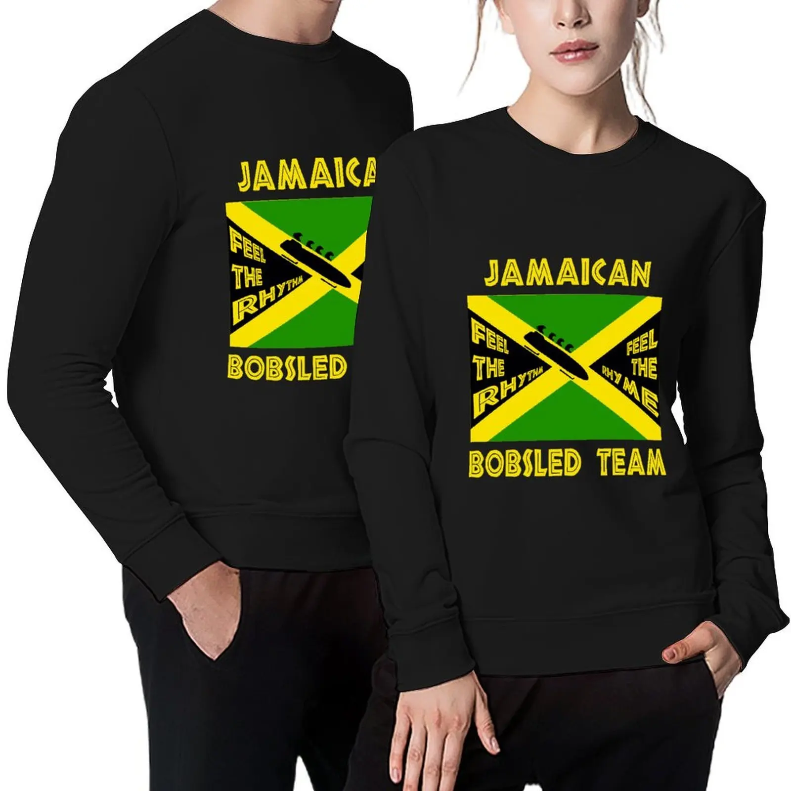 

Jamaican Bobsled Team Pullover men's sweat-shirt set korean style clothes japanese style men clothing sweatshirt male